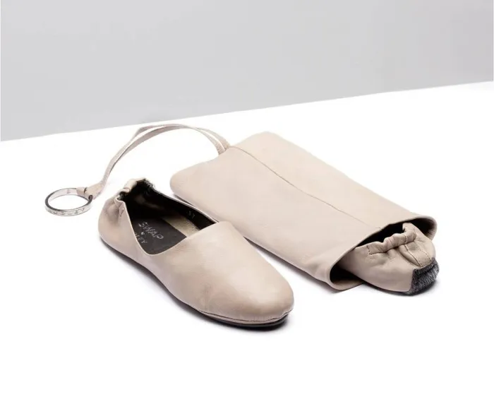 Audley Shoes Leather Swap Taupe Beige Women Swaps