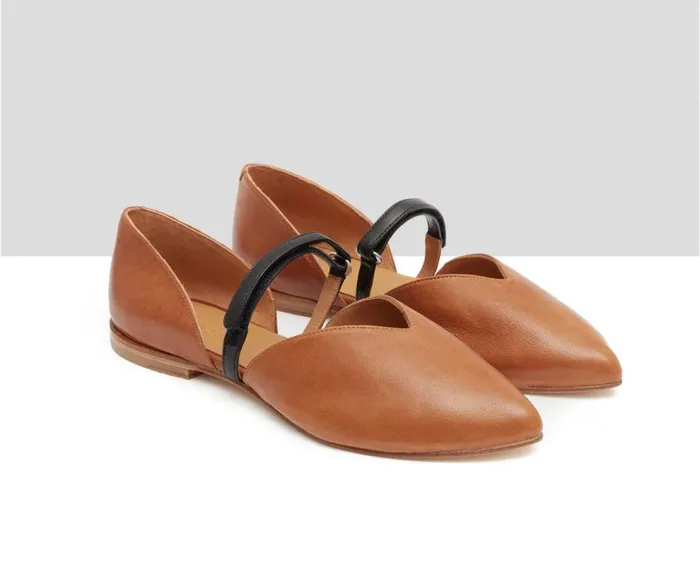 Audley Shoes Low Heel Leather Shoe Fabia Black Women Low Heel