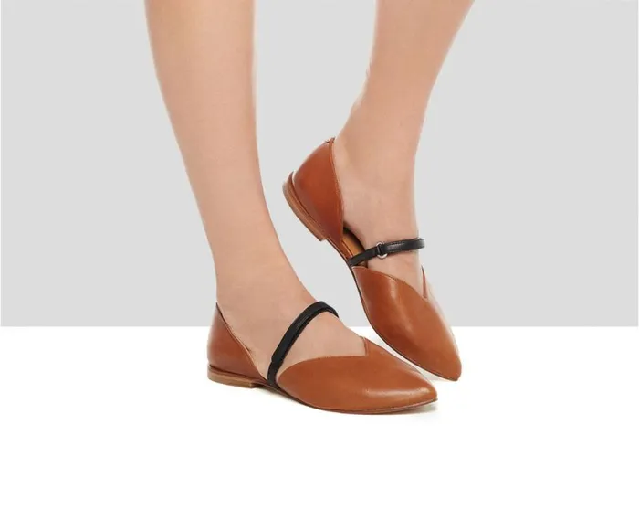 Audley Shoes Low Heel Leather Shoe Fabia Black Women Low Heel