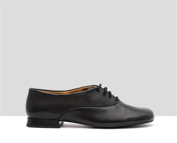 Audley Shoes Low Heel Leather Shoe Idris Black Women Low Heel