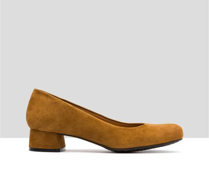Audley Shoes Low Heel Leather Shoe Ivonne Brown Women Low Heel