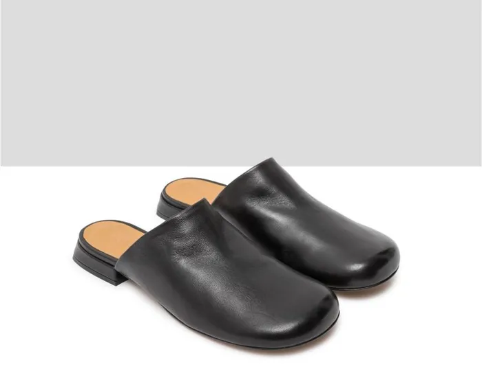 Audley Shoes Low Heel Leather Shoe Janan Black Women Medium Heel