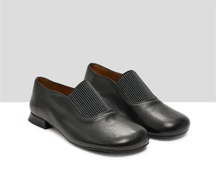 Audley Shoes Low Heel Leather Shoe Kirin Black Women Low Heel