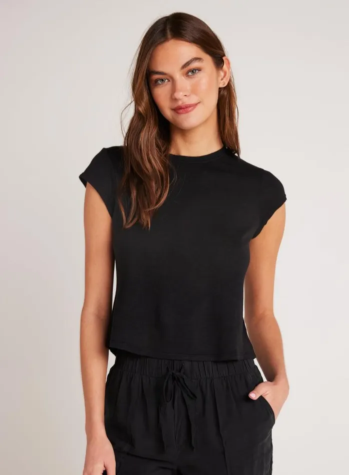 Baby Crew Tee 8211 Black Women Bella Dahl TShirts