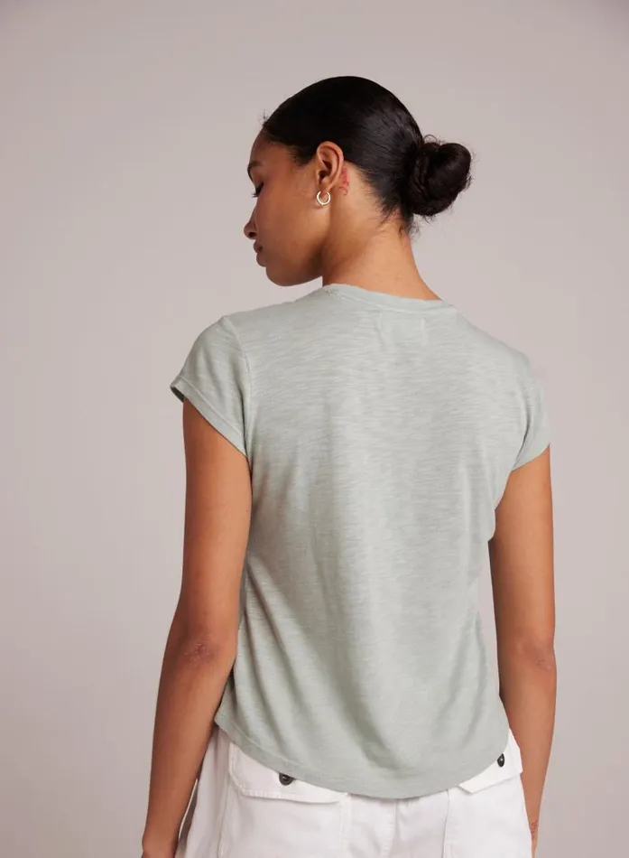 Baby Crew Tee 8211 Oasis Green Women Bella Dahl TShirts Baby Crew Tee 8211 Oasis Green Women Bella Dahl TShirts