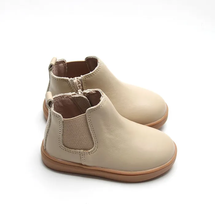 Baby Nisolo Baby Toddler and Kids Shoes Hard Sole Chelsea Boot Bone
