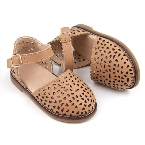 Baby Nisolo Baby Toddler and Kids Shoes Pocket Hard Sole Sandal Tan