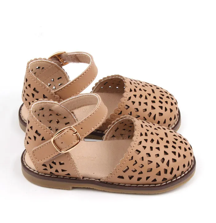 Baby Nisolo Baby Toddler and Kids Shoes Pocket Hard Sole Sandal Tan