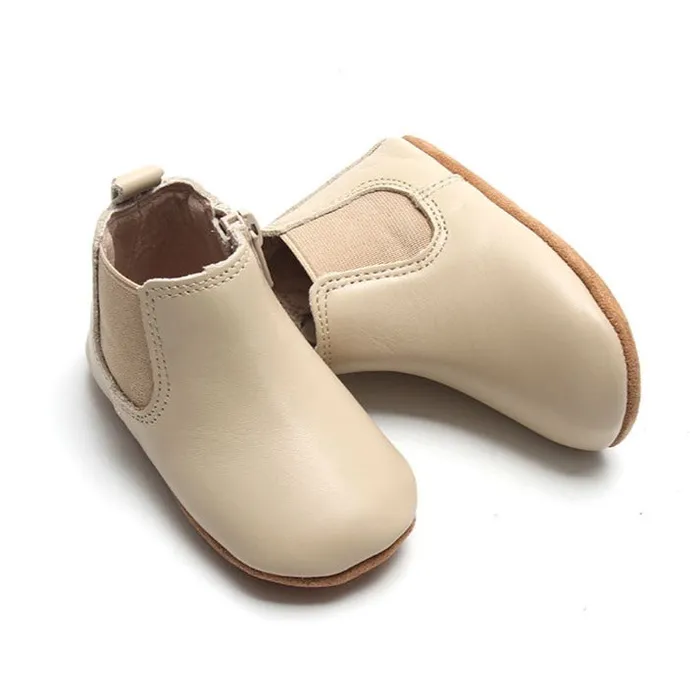 Baby Nisolo Baby Toddler and Kids Shoes Soft Sole Chelsea Boot Bone