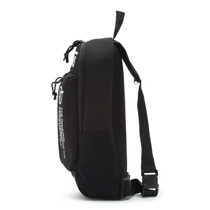 Backpacks and Bags Men Vans Warp Sling Bag Black Distortion Backpacks and Bags Men Vans Warp Sling Bag Black Distortion