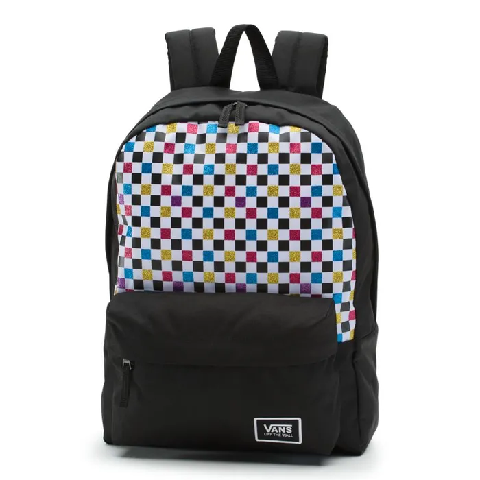 Backpacks and Bags MenWomen Vans Realm Classic Glitter Backpack Glitter Check Backpacks and Bags MenWomen Vans Realm Classic Glitter Backpack Glitter Check