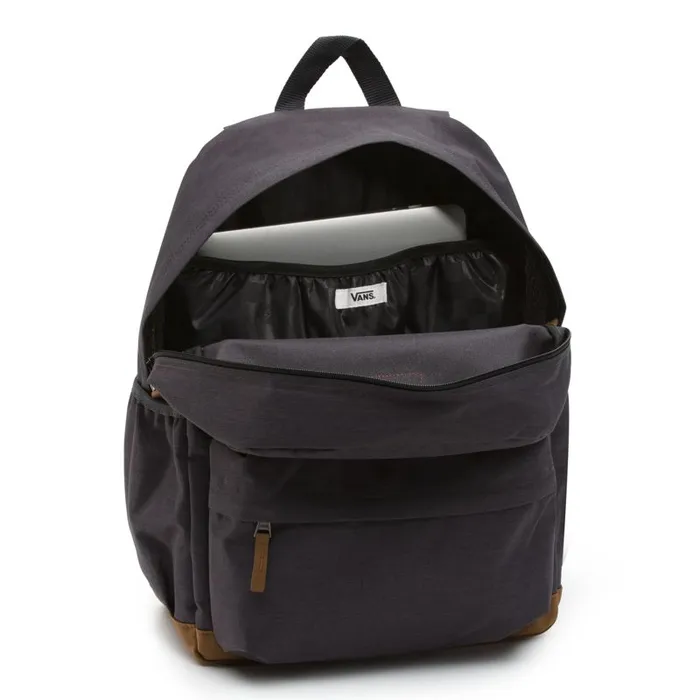 Backpacks and Bags MenWomen Vans Realm Plus Backpack Asphalt Heather Backpacks and Bags MenWomen Vans Realm Plus Backpack Asphalt Heather