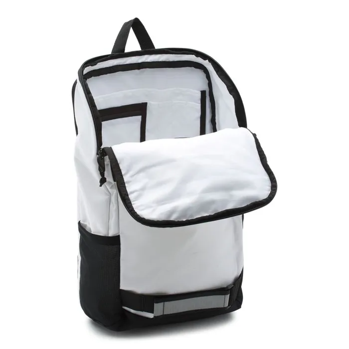 Backpacks and Bags MenWomen Vans Reflective Obstacle Skatepack White Backpacks and Bags MenWomen Vans Reflective Obstacle Skatepack White