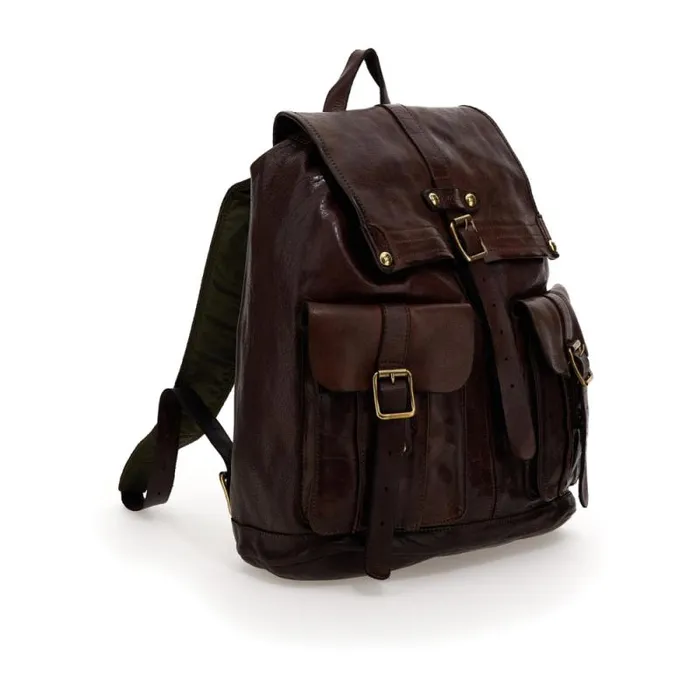 Backpacks MenWomen Campomaggi Londra Brown Backpacks MenWomen Campomaggi Londra Brown