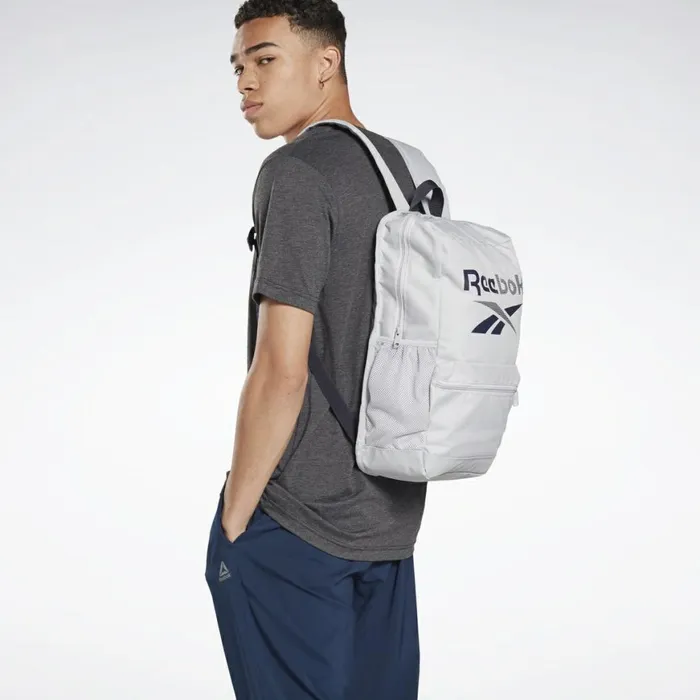 Bags and Backpacks MensWomens Reebok Training Essentials Backpack Medium Sterling Grey