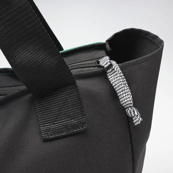 Bags and Backpacks Womens Reebok Essentials Graphic Tote Bag Black Court Green