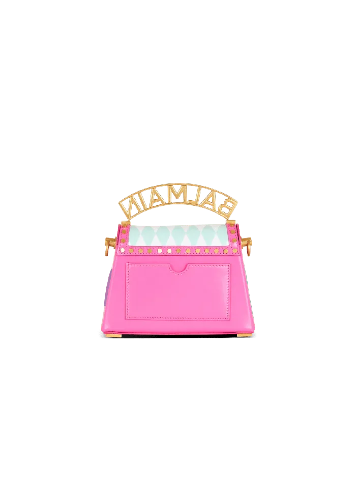 Balmain BBuzz Dynasty Small Bag In Printed Calfskin Multicolor Women Handbags