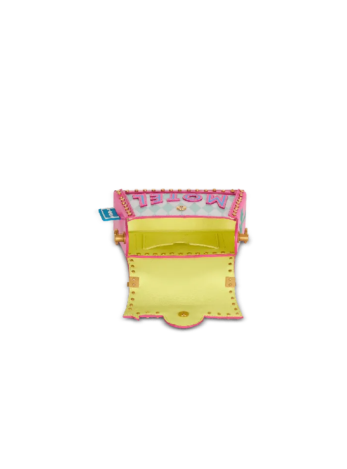 Balmain BBuzz Dynasty Small Bag In Printed Calfskin Multicolor Women Handbags