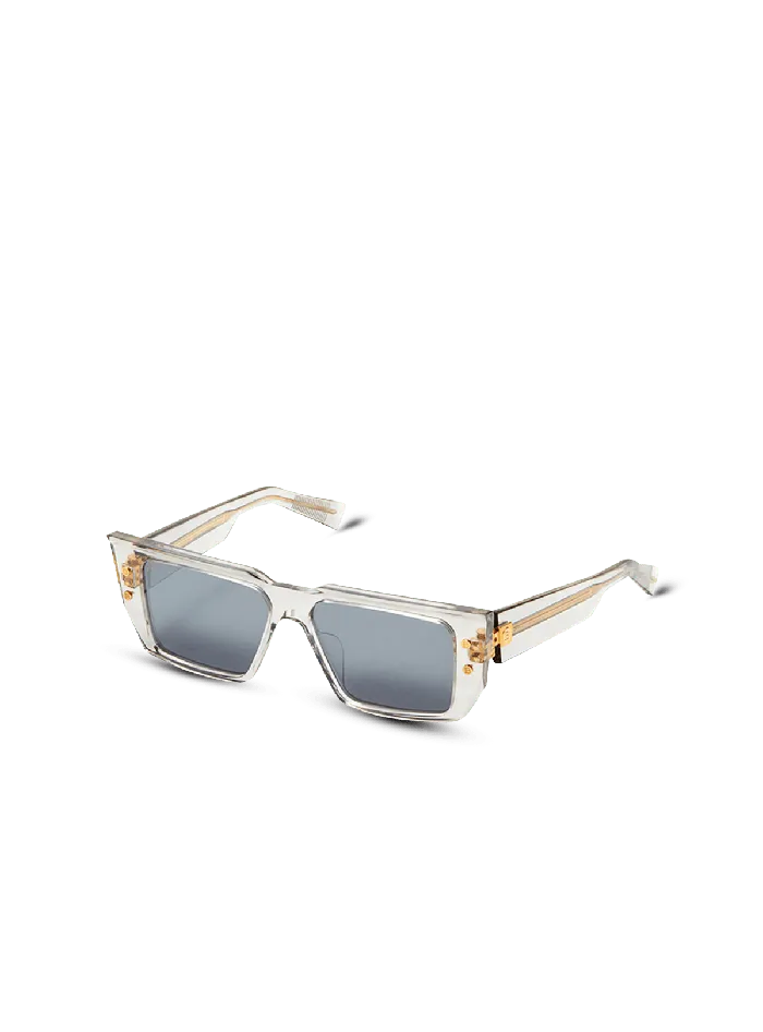 Balmain BVI Sunglasses Grey WomenMen Eyewear