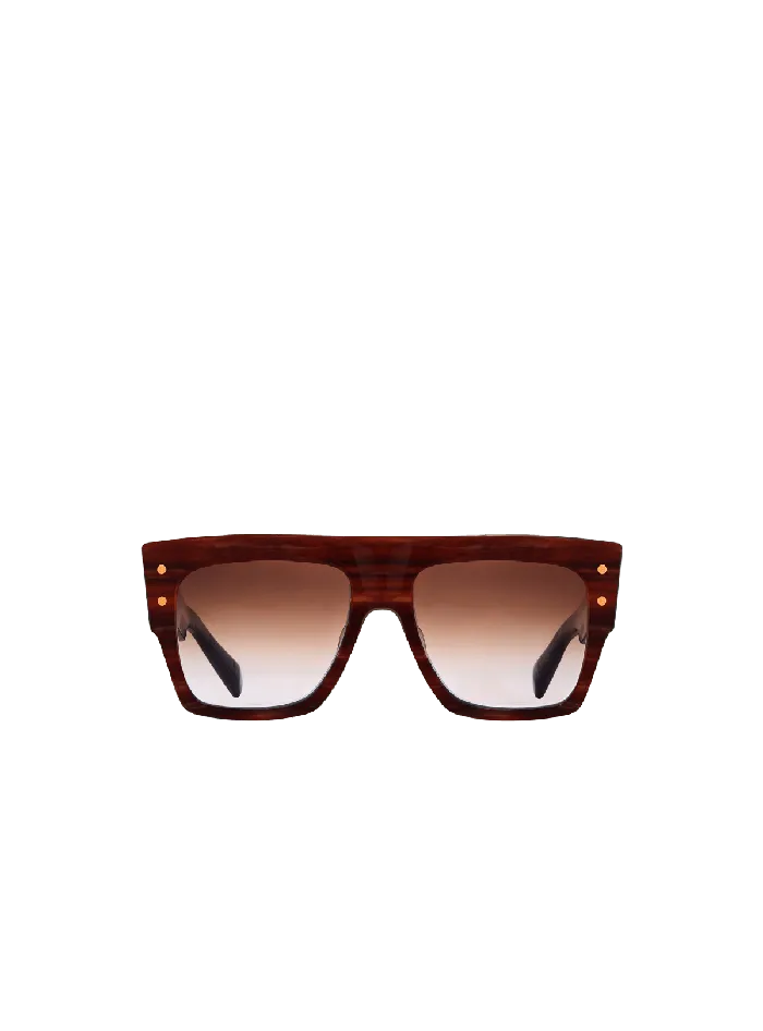 Balmain BI Sunglasses Brown WomenMen Eyewear