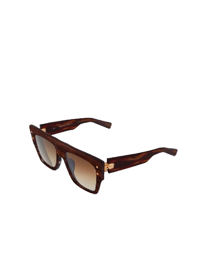 Balmain BI Sunglasses Brown WomenMen Eyewear