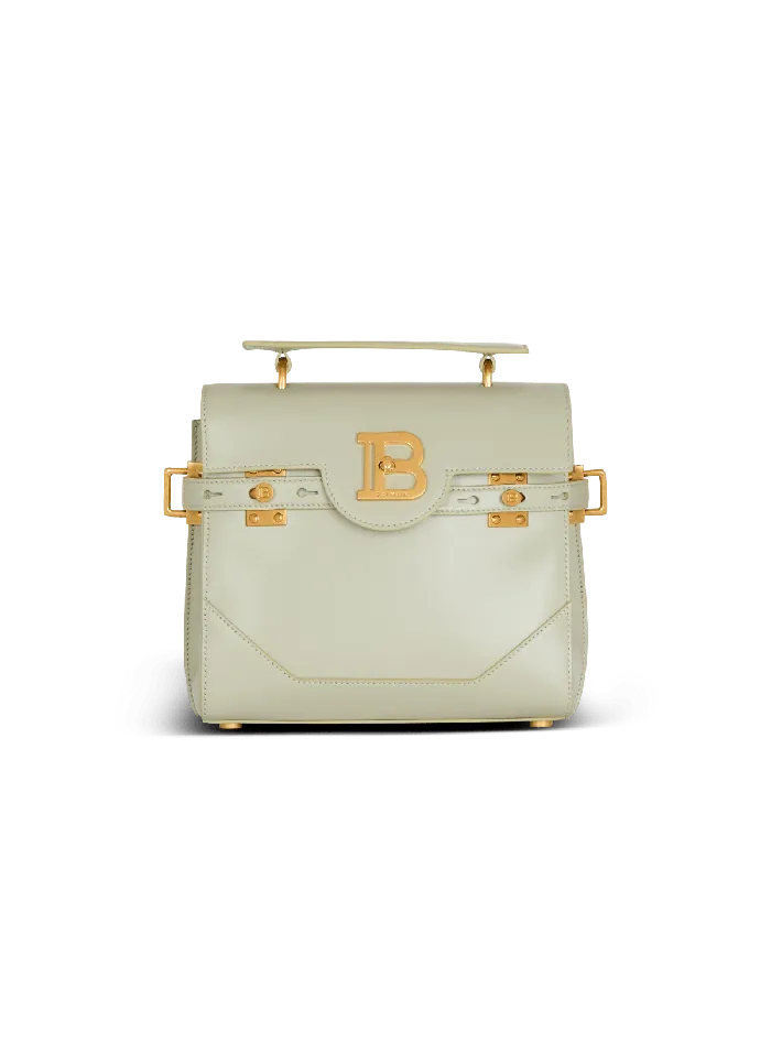 Balmain Calfskin BBuzz 23 Bag Green Women Handbags