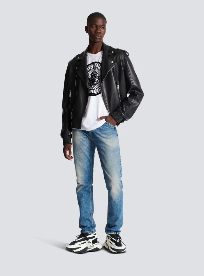 Balmain Coin Tshirt White Men TShirts