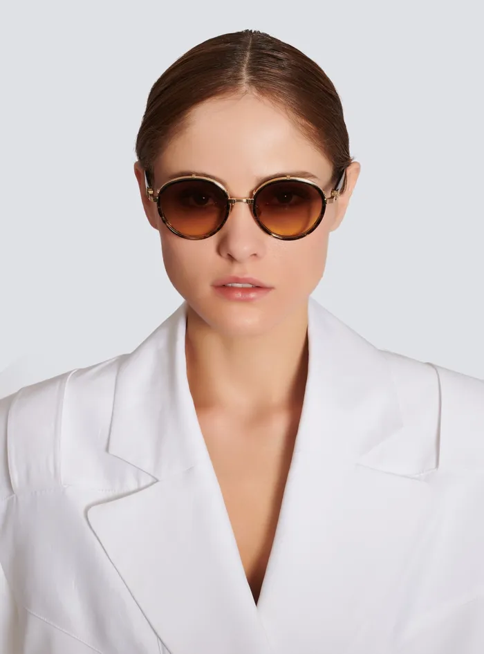 Balmain Croissy Sunglasses Brown WomenMen Eyewear