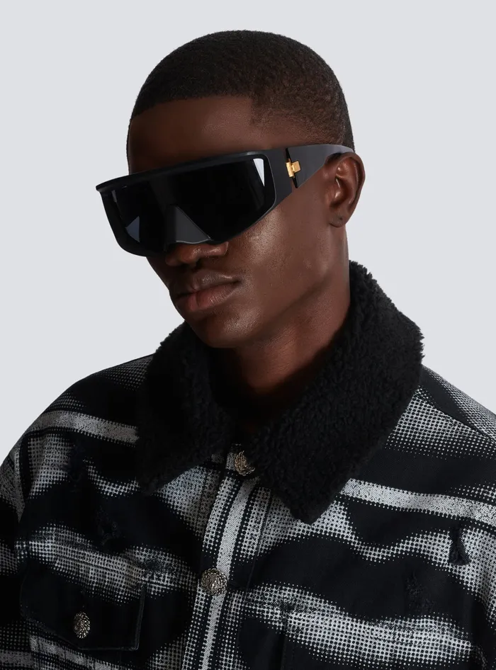 Balmain Espion Sunglasses Black MenWomen Eyewear
