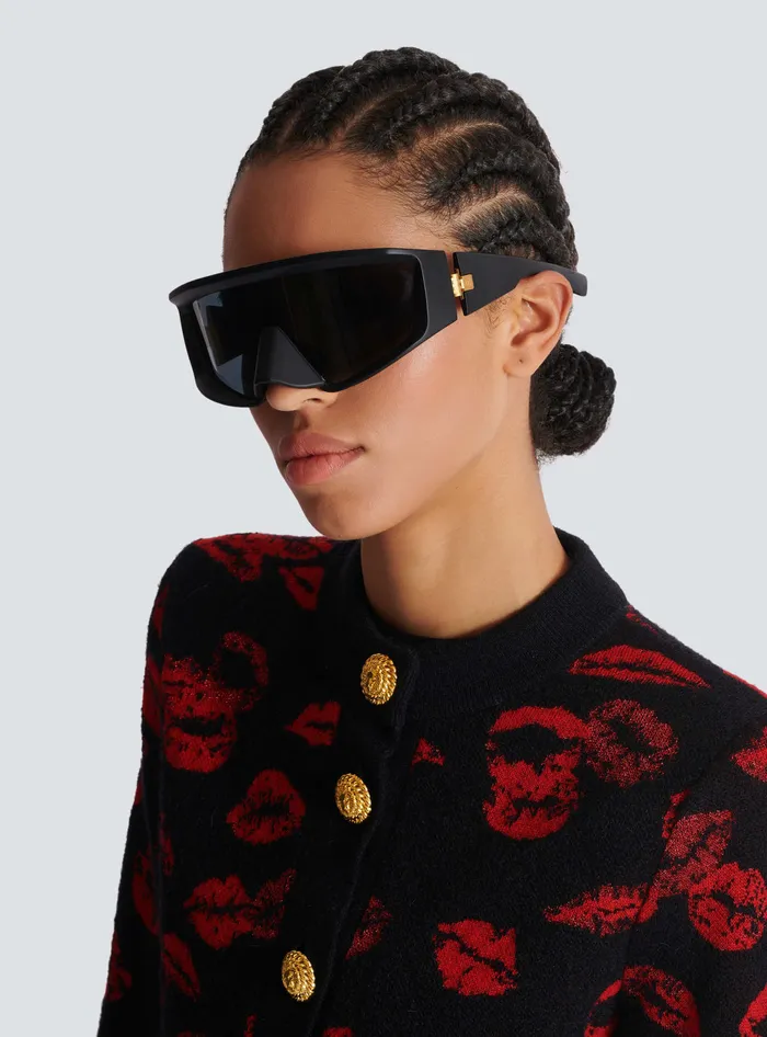 Balmain Espion Sunglasses Black MenWomen Eyewear