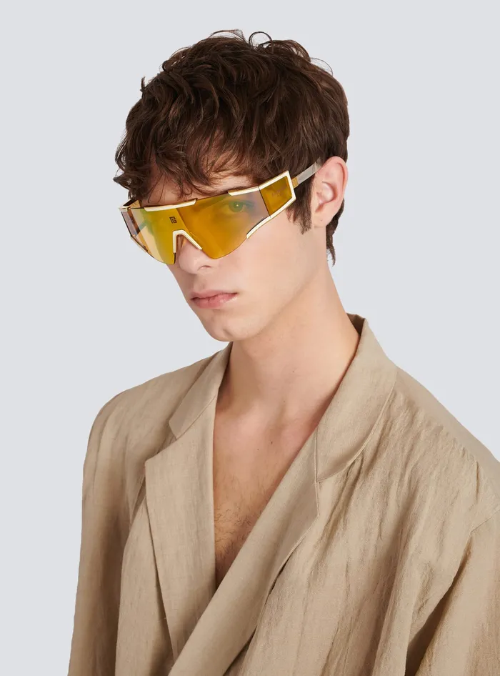 Balmain Fleche Sunglasses Yellow WomenMen Eyewear