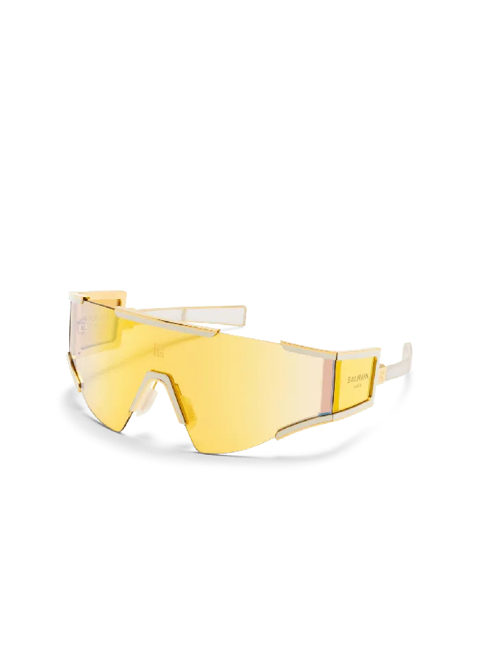 Balmain Fleche Sunglasses Yellow WomenMen Eyewear
