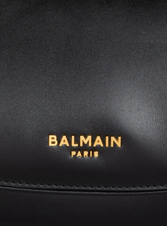 Balmain Medium Jolie Madame Bag In Box Leather Black Women Handbags