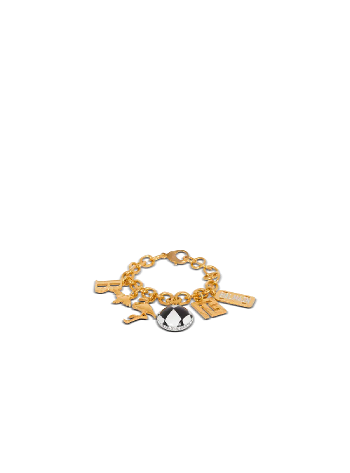 Balmain Miami Pendant Bracelet Gold Women Fashion Jewelry