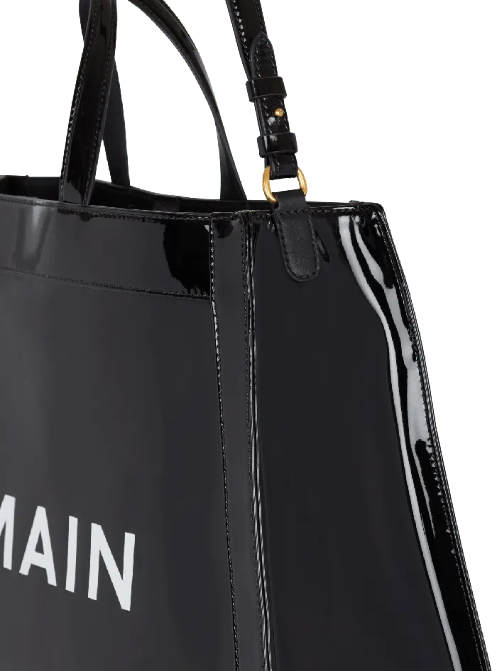 Balmain Olivier039s Cabas In Vinyl Black Women Handbags