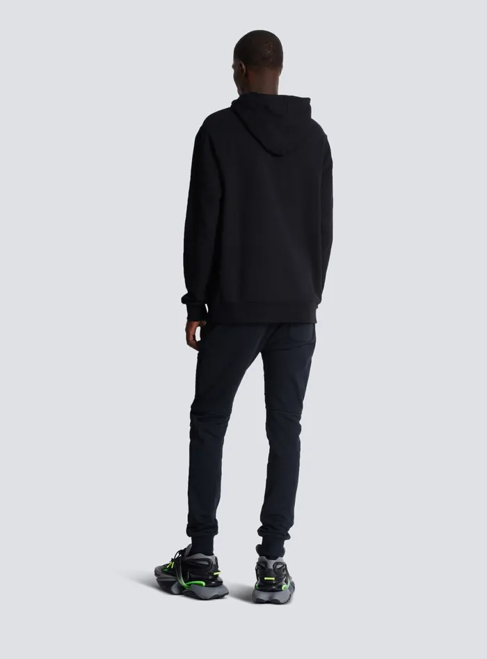 Balmain Pierre Hoodie Black Men Sweatshirts