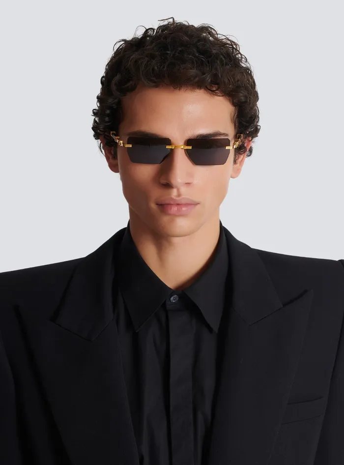 Balmain Pierre Sunglasses Black WomenMen Eyewear