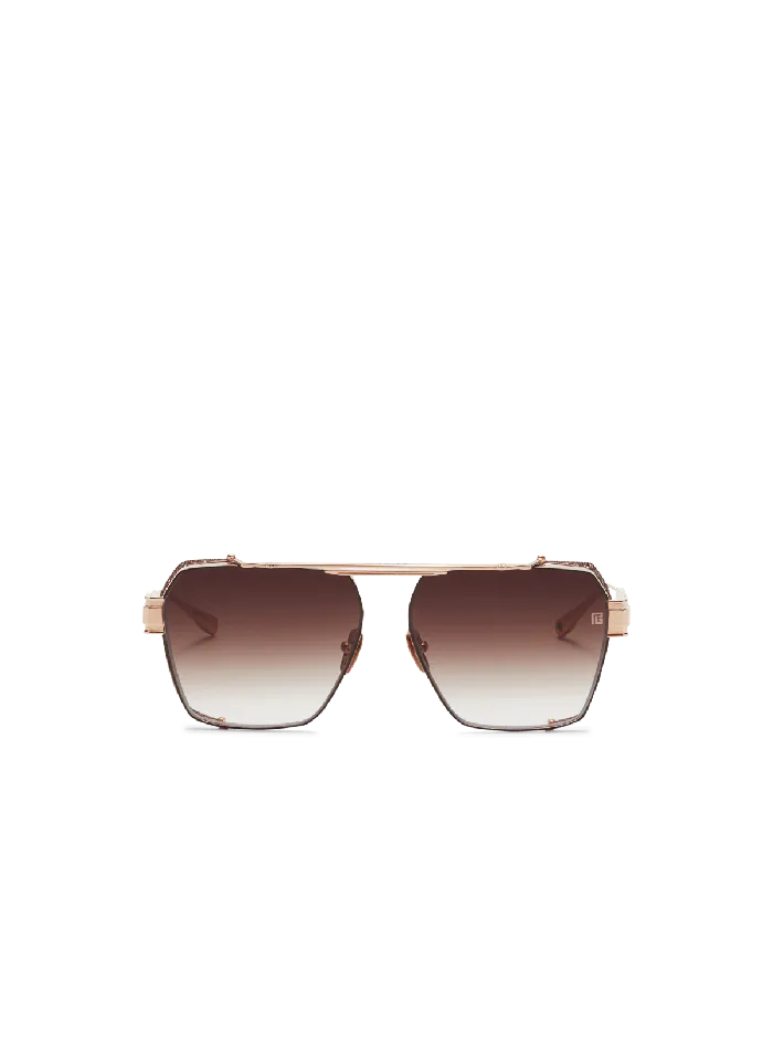 Balmain Premier Sunglasses Brown MenWomen Eyewear