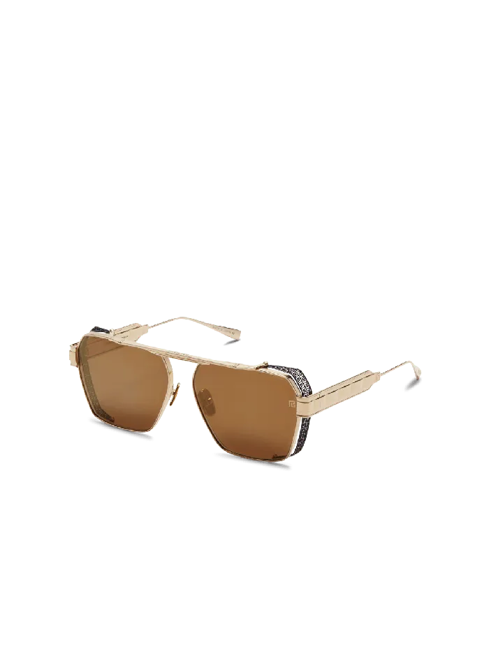 Balmain Premier Sunglasses Gold WomenMen Eyewear