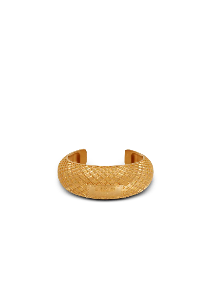 Balmain Signature Mesh Bracelet Gold WomenMen Fashion Jewelry