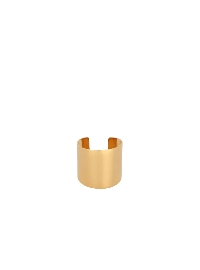 Balmain Tubular Ring Gold WomenMen Fashion Jewelry