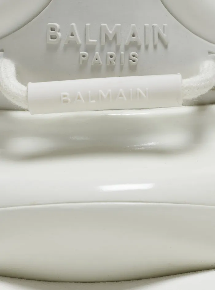 Balmain Unicorn Sneakers In Neoprene And Leather White Women Sneakers