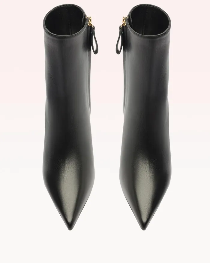 Bell Black Bootie 8211 Pointed Toe Boots 8211 Luxury Leather Boots Black Women Alexandre Birman Boots