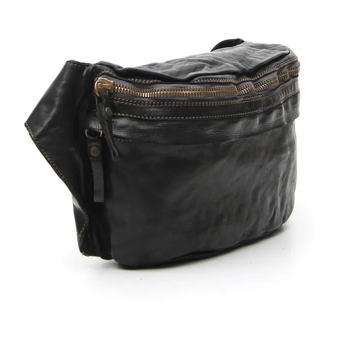 Belt Bags WomenMen Campomaggi Santarcangelo Black Belt Bags WomenMen Campomaggi Santarcangelo Black
