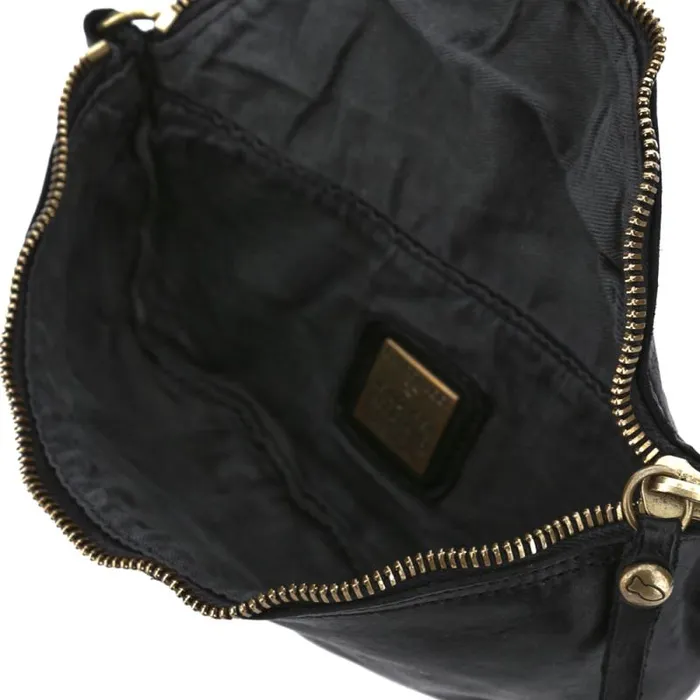 Belt Bags WomenMen Campomaggi Zefiro Black Belt Bags WomenMen Campomaggi Zefiro Black