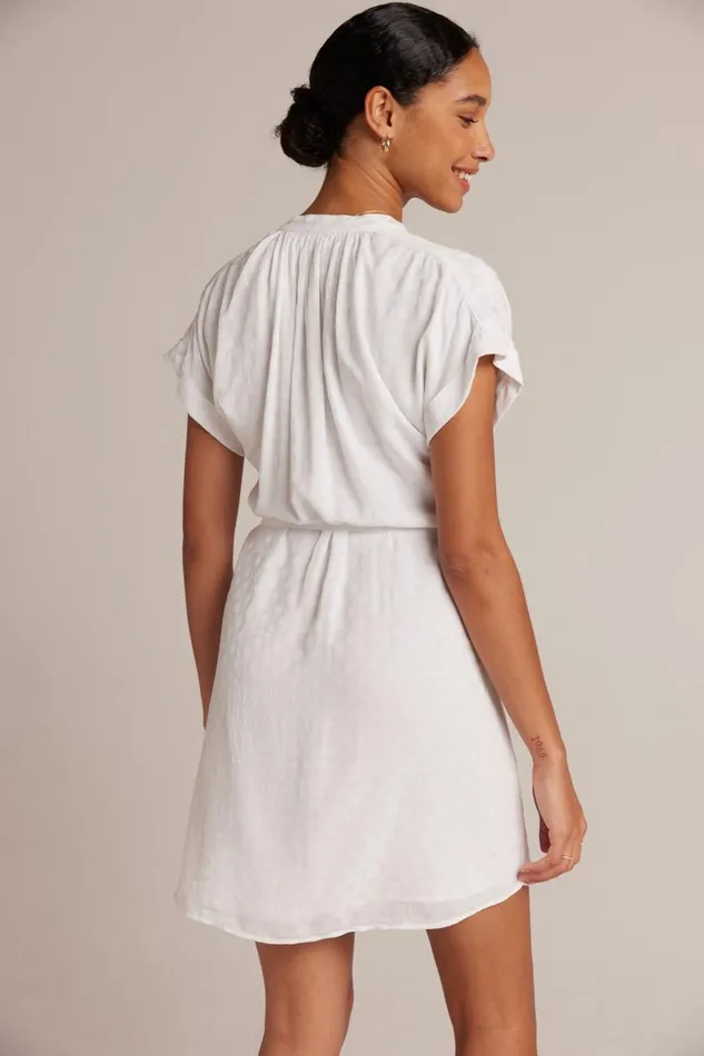 Belted Shirred Dress 8211 White Women Bella Dahl Mini Dresses Belted Shirred Dress 8211 White Women Bella Dahl Mini Dresses
