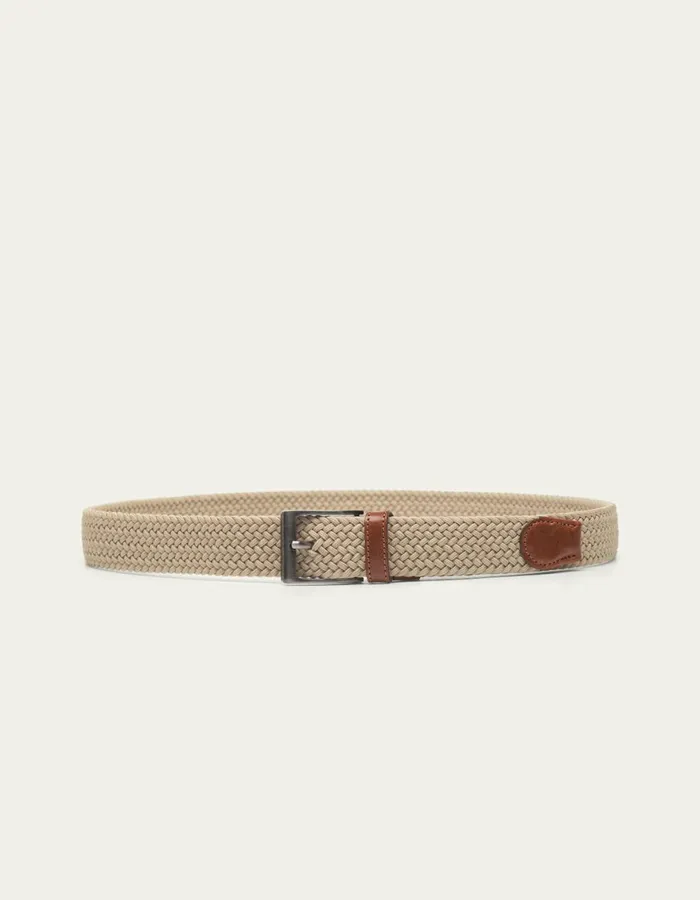 Belts Men Les Deux Walker Webbing Belt 8211 Light Brown Incense