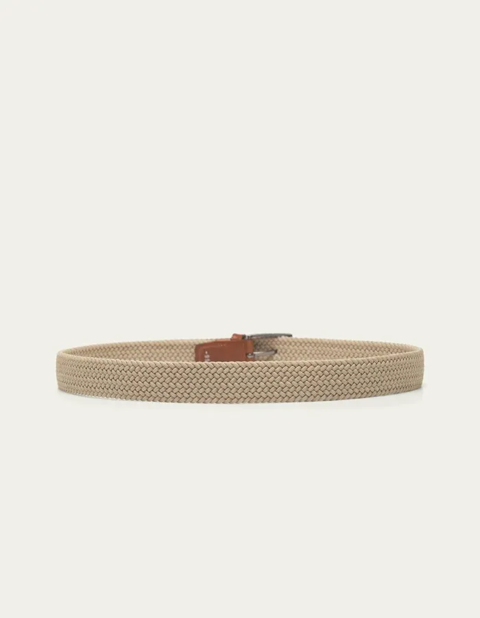 Belts Men Les Deux Walker Webbing Belt 8211 Light Brown Incense