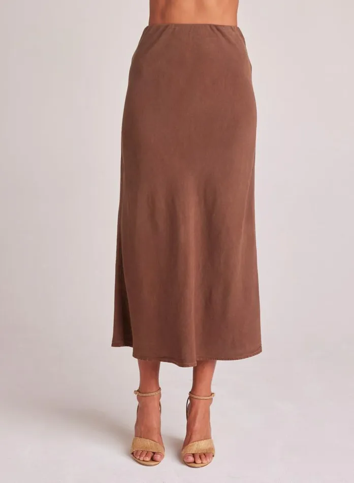 Bias Midi Skirt 8211 Botanical Brown Women Bella Dahl Skirts Bias Midi Skirt 8211 Botanical Brown Women Bella Dahl Skirts