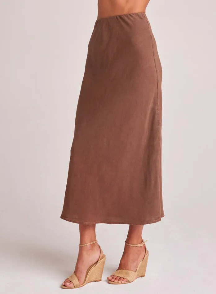 Bias Midi Skirt 8211 Botanical Brown Women Bella Dahl Skirts Bias Midi Skirt 8211 Botanical Brown Women Bella Dahl Skirts